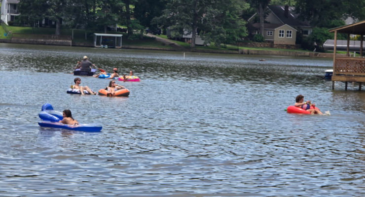 Saluda Lake Landing tubing