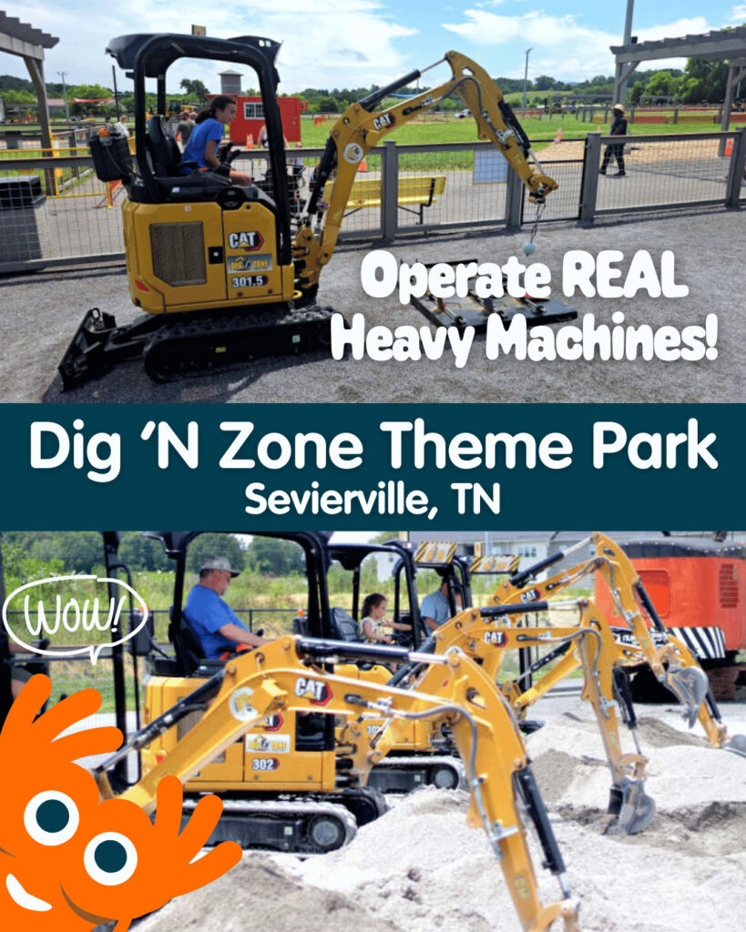 Dig 'N Zone Theme Park Review: Sevierville, TN
