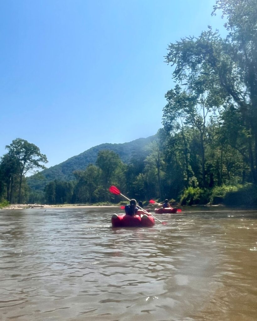 On the river with Mini-Cats at Wilderness Cove