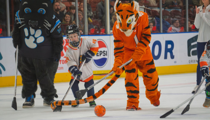 Stomper's Birthday with the Greenville Swamp Rabbits