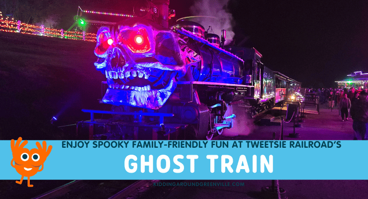 Ghost Train at Tweetsie Railroad for Halloween
