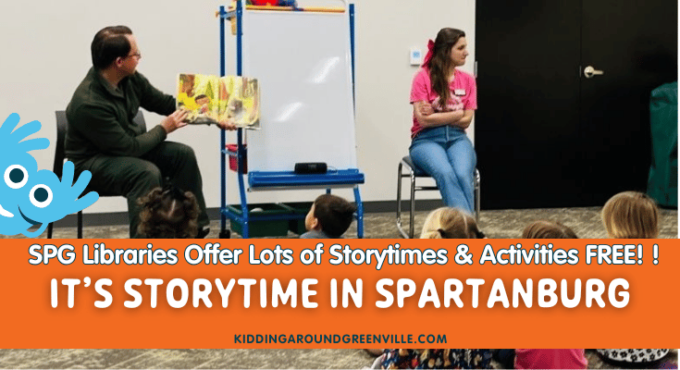 Spartanburg Library Story time