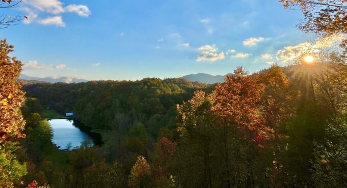 Sunrise in Almond, NC