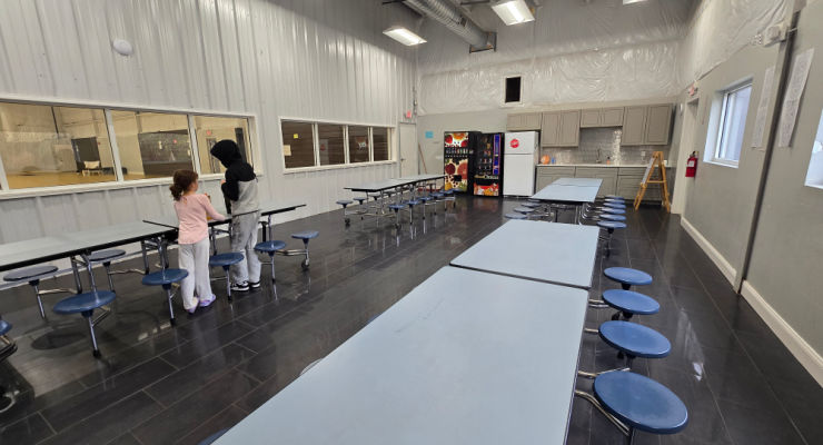 Coworking space cafeteria