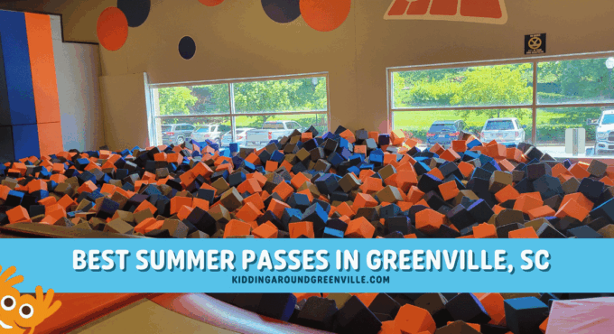 summer pass at a trampoline park