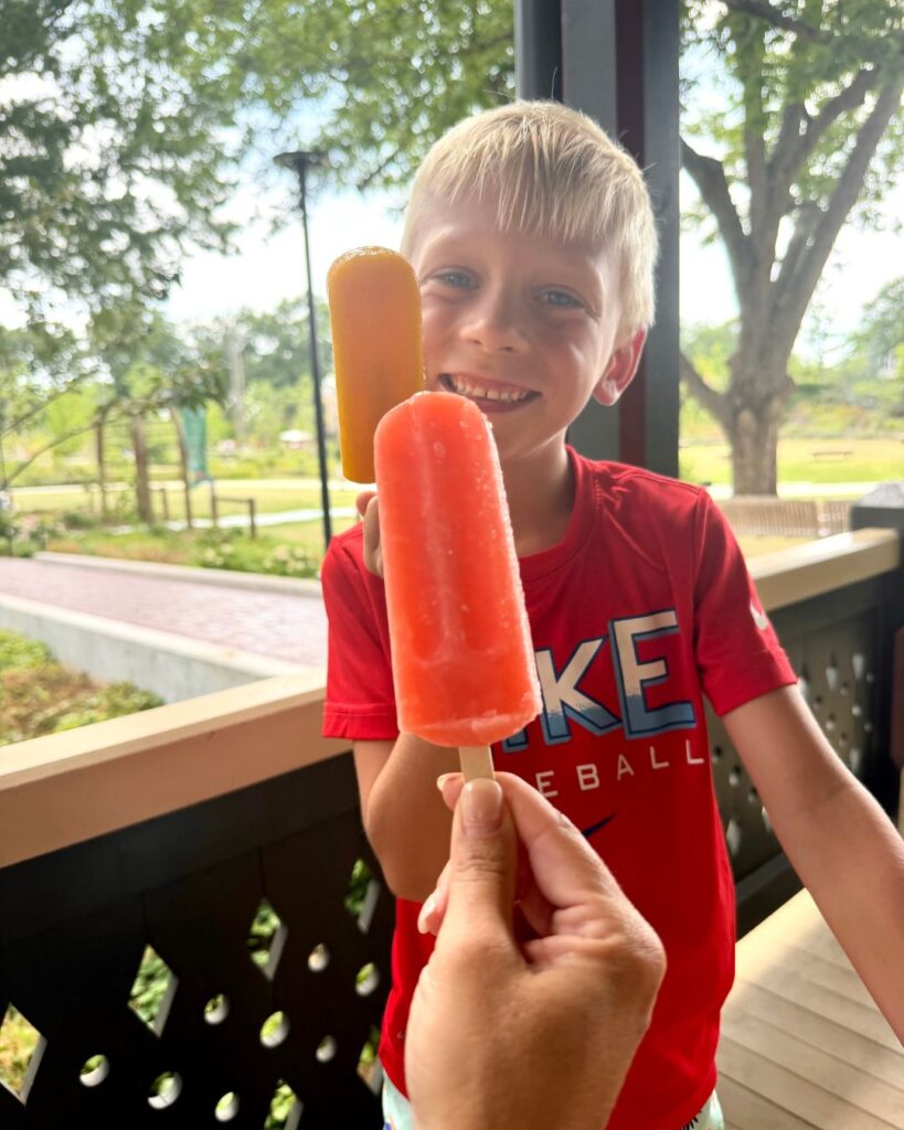 Popsicles at Dorthea Dix Park