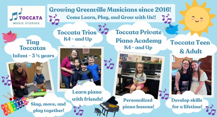 Toccata Music Studios Classes Greenville SC