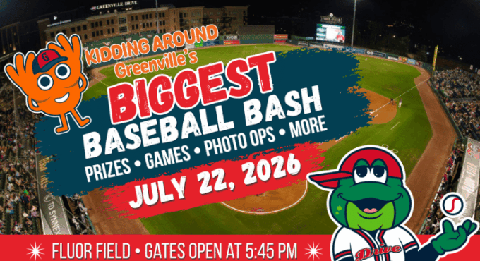 Biggest Baseball Bash July 22nd, 2026 at Fluor Field in Greenville, SC