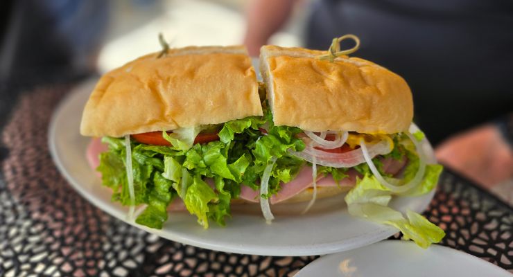Grumpy Mustache Sub Sandwich