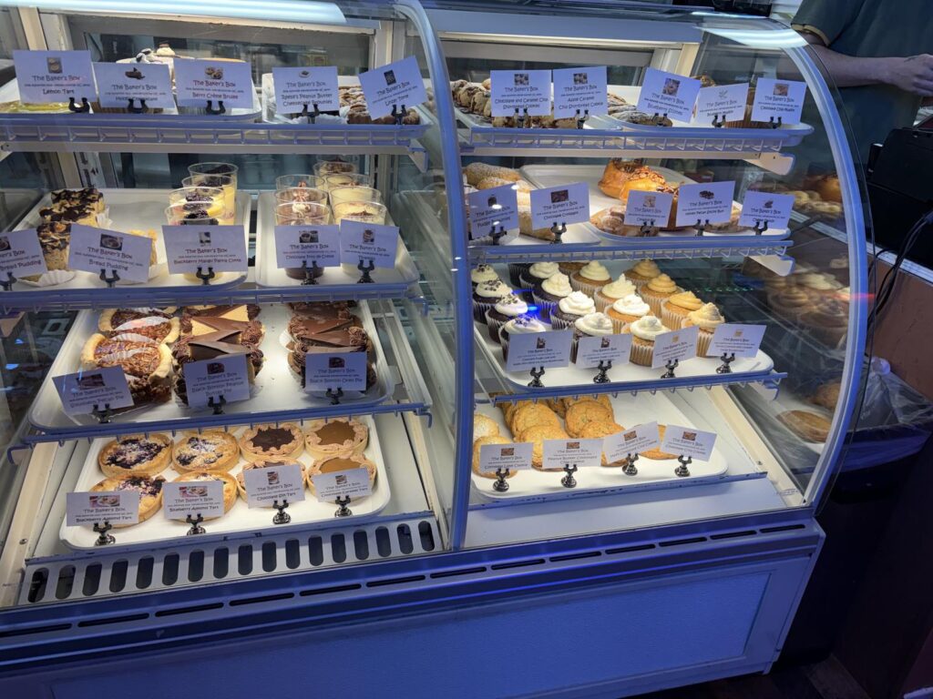 Homemade desserts and baked goods at The Baker's Box Hendersonville NC