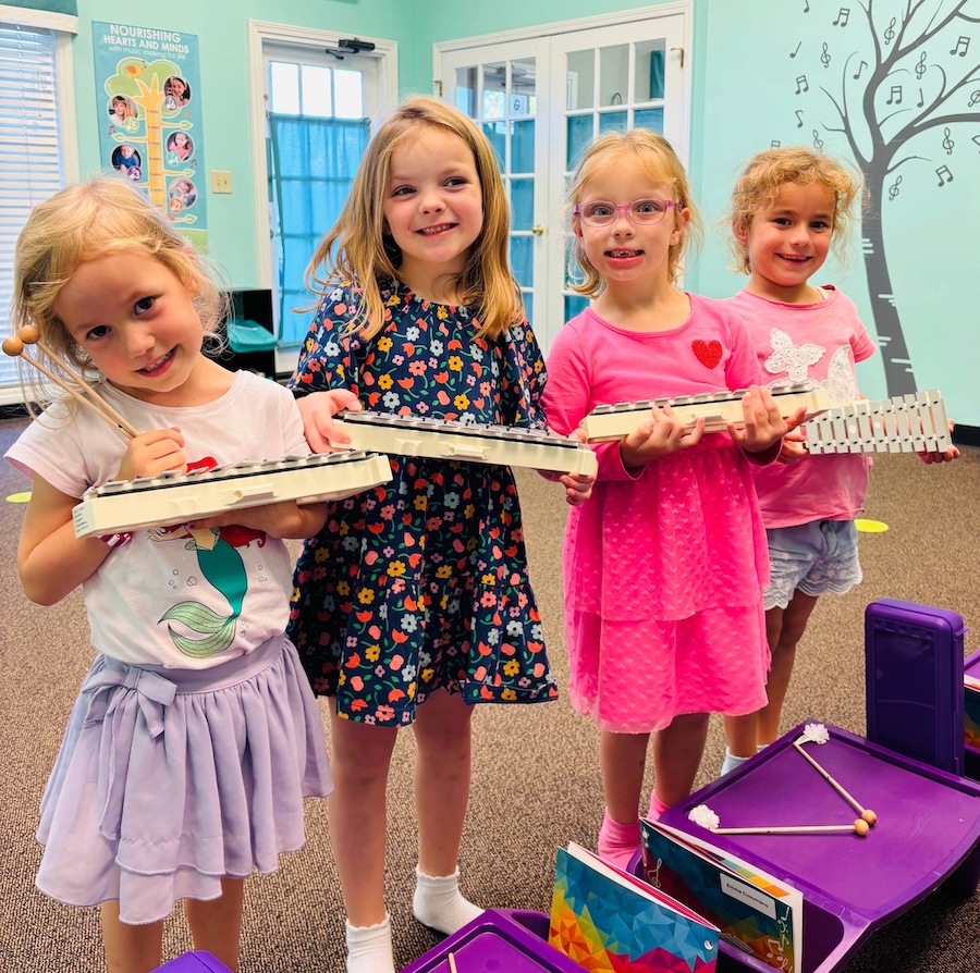 Girls with Glockenspiels - Piano Central Studios