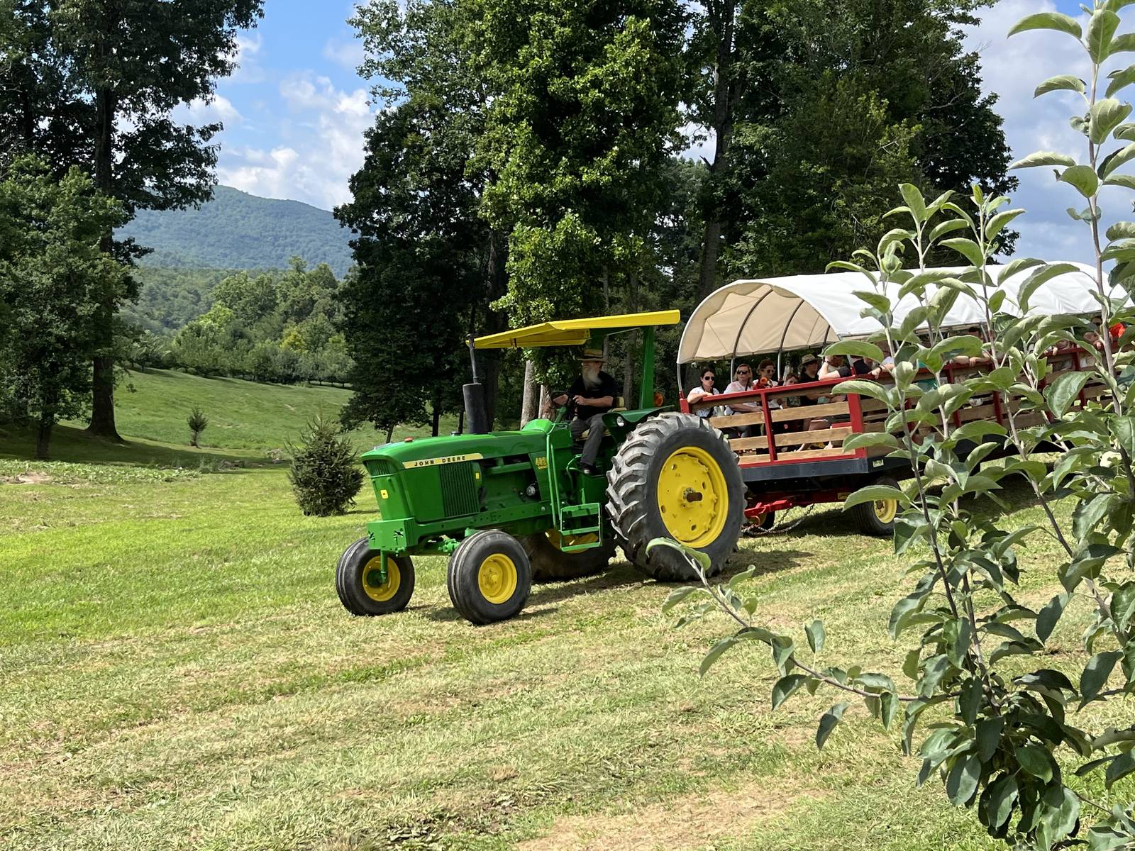 Hayride at Jeter Mountain Farm Hendersonville NC