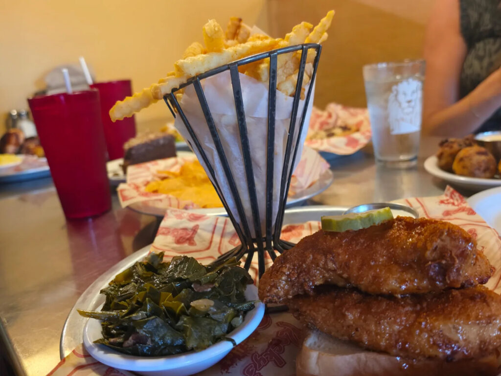 Rocky's Hot Chicken | Fries & Chicken Strips | Mild
