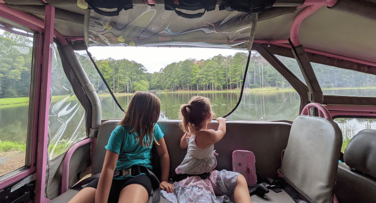 Pink Jeep tour at Callaway Resort and Gardens in Pine Mountain Georgia