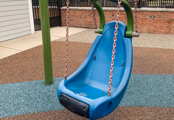 Inclusive swing at Carraway Park