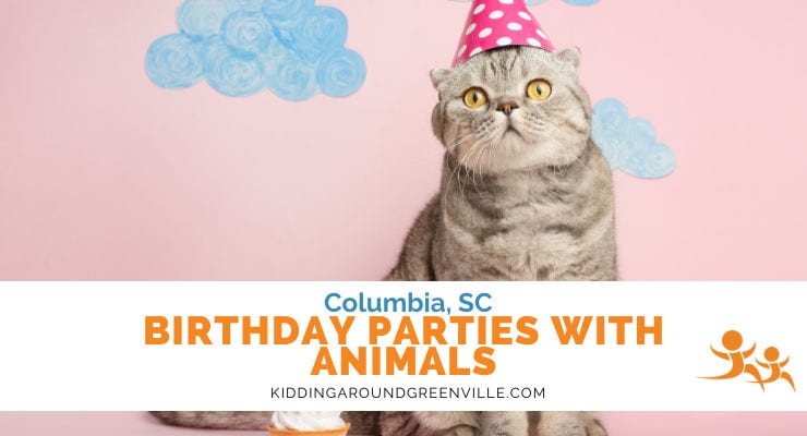 Birthday Parties in Columbia, SC with Animals