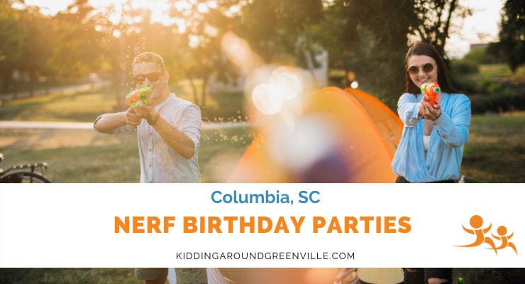Nerf Battle Birthday Parties in Columbia, SC